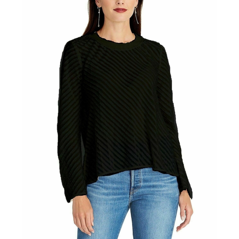 Rachel Rachel Roy Womens Elle Beige Metallic Pullover Sweater Top XL BHFO 4496